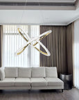 Lampa Wisząca Led G035-cp Złota 7