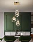 Lampa Wisząca Led G082-3cpr Złota 2