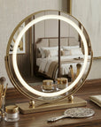 Lustro LED MAKE-UP L.Gold 40 cm 1