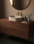 Umywalka nablatowa Rea Nicoletta Beige 4