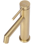 Bateria Umywalkowa Rea Foss złota szczotkowana niska gold brush