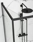 Kabina prysznicowa Rea Space In Black 90x90