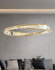 KRYSZTAŁOWA LAMPA SUFITOWA LED APP1202-CP