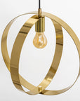 LAMPA SUFITOWA WISZĄCA GLAMOUR APP961-1CP Złota 9