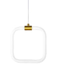 Lampa Sufitowa Wisząca Led Lhj057-cp1 Złota Szczotkowana 5