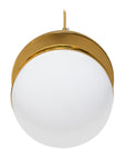 Lampa Sufitowa Wisząca Akrylowa Kula APP481-1CP Biała