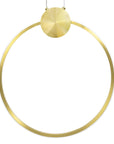 LAMPA SUFITOWA WISZĄCA LED APP1393-CP GOLD 30cm