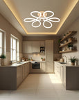 Lampa Sufitowa Nowoczesna Led G023-c Złota 5