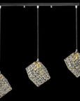 LAMPA WISZĄCA GLAMOUR KOSTKA APP723-3CP CHROM