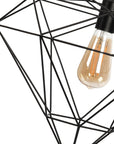 LAMPA WISZĄCA DIAMENT METAL LOFT APP563-1CP Czarna