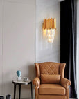 Lampa kryształowa kinkiet 312357 Złota