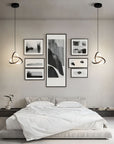 Lampa Sufitowa Wisząca Led App1784-cp Czarna 6