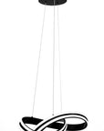 Lampa sufitowa nowoczesna LED + PILOT APP817-CP Czarna 3