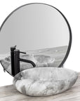 Umywalka nablatowa Rea Roxy C Stone L.GREY