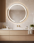 Lustro ścienne LED 90cm Modern 6