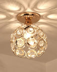 ELEGANCKA LAMPA SUFITOWA APP205-1C KRYSZTAŁ ZŁOTA