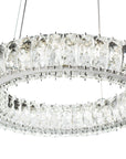 Kryształowa Lampa Sufitowa LED APP1040-CP + pilot