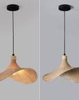 Lampa Wisząca Bambusowa APP1642-1CP 30cm 4