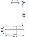 Lampa Sufitowa Loft APP740-3CP 5
