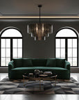Lampa Sufitowa Wisząca APP1678-8CP Szara 3