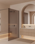 Kabina prysznicowa Walk-In Rea Flexi Brown / Tytan 90 3