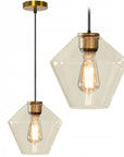 Lampa sufitowa szklana APP439-1CP Amber 1