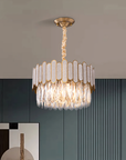 Lampa sufitowa wisząca APP1746-4CP 40 cm Złota 5