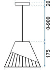 Lampa Wisząca APP229-1CP 5