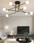 LAMPA SUFITOWA WISZĄCA APP733-8C Złota