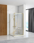 Kabina Prysznicowa Narożna Rapid Fold Złota Gold 100x90