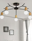 Lampa Sufitowa Skandynawska Metal APP694-5C