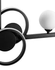 Lampa sufitowa LED APP1199-CP Czarna 4