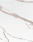 Brodzik prysznicowy Bazalt CARRARA WHITE 90x90