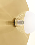 LAMPA ŚCIENNA KINKIET APP1419-W CZARNA/ZŁOTA