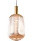 Lampa Sufitowa Wisząca Szklana APP458-1CP Pomarańczowa 2