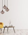 Lampa Wisząca APP1123-1CP Różowa
