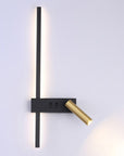 LAMPA ŚCIENNA KINKIET APP1439-W PRAWY BLACK GOLD