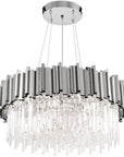 Lampa sufitowa plafon kryształowa APP1480-1C Chrom