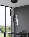 Lampa Sufitowa Wisząca Led Lhj087-3cp Czarna 2