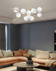 Lampa Wisząca APP998-12CP Złota