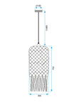Lampa Wisząca Boho APP1276-1CP