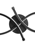 LAMPA ŚCIENNA KINKIET LED APP1050-W Czarna