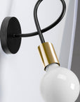 Lampa Kinkiet Ścienny Metalowy Loft PARADISE APP516-1W Złota 3