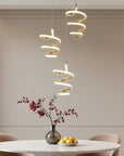 Lampa Wisząca Led G075-3cpr Złota 9