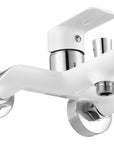 Bateria wannowa REA BLOOM biała chrom White Chrome