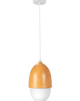 Lampa Sufitowa Wisząca Orzeszek Metal Wood Boho APP952-1CP 2
