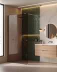 Kabina prysznicowa Walk-In Rea Flexi Brown / Brush Copper 80 4