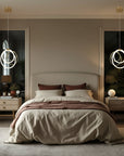 Lampa Wisząca Led G021-cp Złota 7