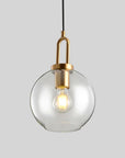 Lampa Sufitowa Wisząca Szklana Kula 20cm APP629-1CP