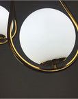 Lampa Sufitowa Wisząca Szklana Kula APP472-1CP Biała